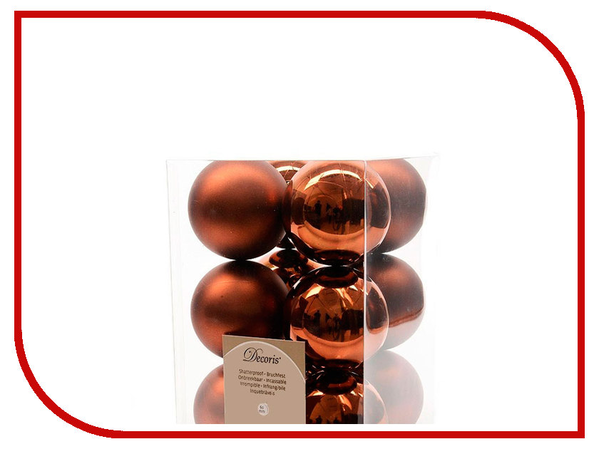 фото Украшение Kaemingk Набор шаров 12шт Truffle 021944