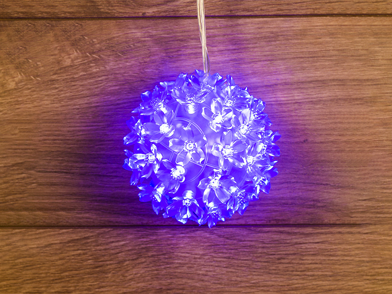 фото Светящееся украшение Neon-Night Фигура Шар 12cm 50-LED Blue 501-602