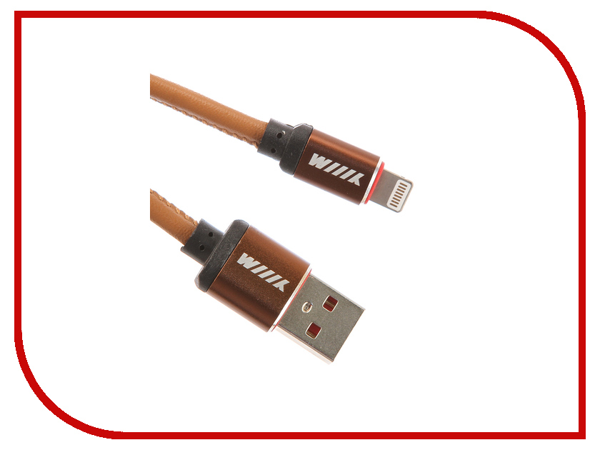 

Аксессуар WIIIX USB-Lightning 1m Brown CB810-2A-U8-LR-10BN