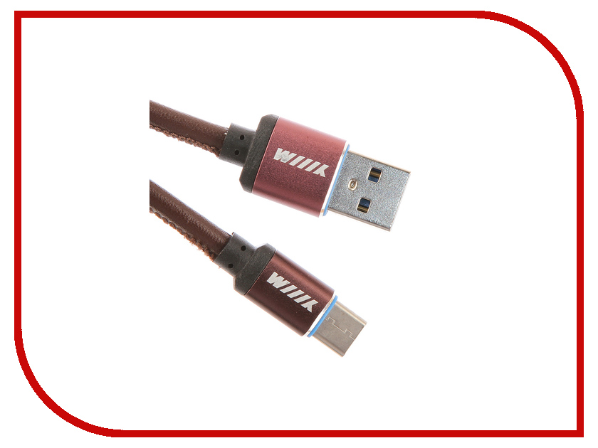 

Аксессуар WIIIX USB-Type C 1m Coffee CB810-2A-UTC-LR-10CF