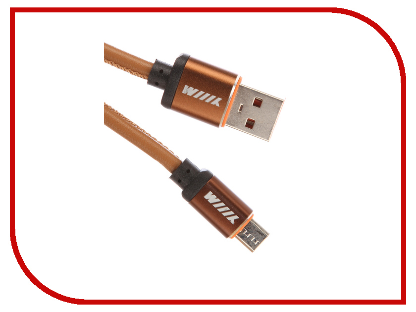 

Аксессуар WIIIX micro-USB 1m Brown CB810-2A-UMU-LR-10BN