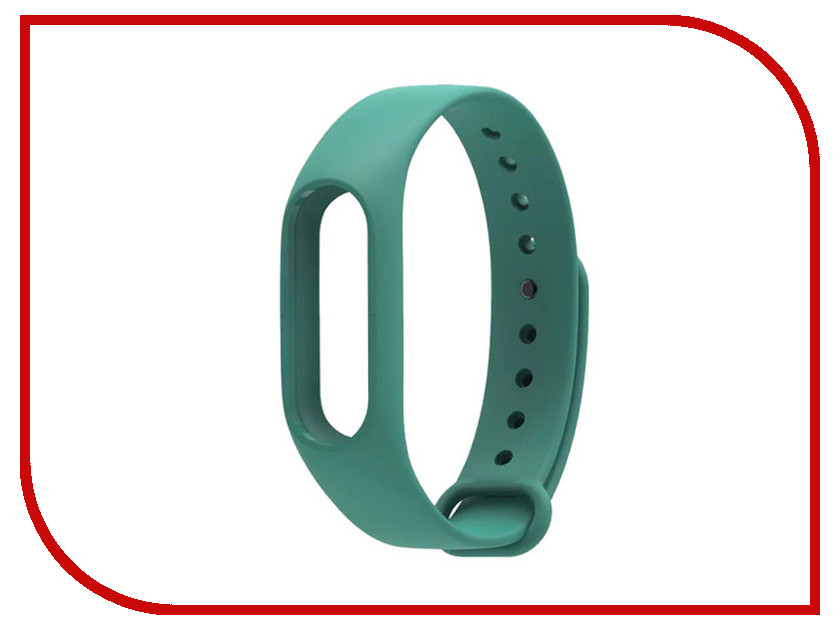 фото Aксессуар Ремешок Xiaomi Mi Band 2 Silicone Dark Green