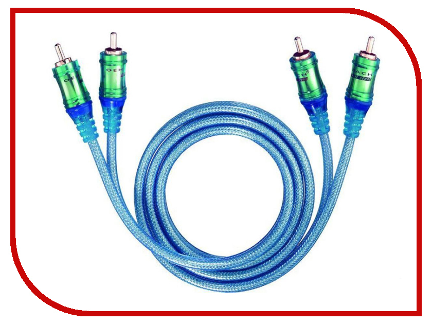 

Аксессуар Oehlbach ICE BLUE 5m 2xRCA - 2xRCA Light Blue 92025