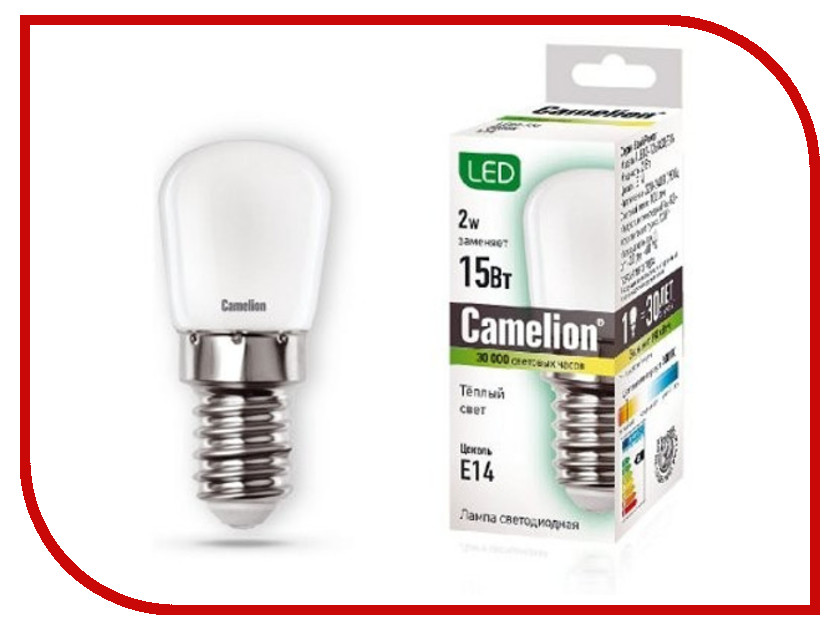 

Лампочка Camelion LED2-T26/830/E14, LED2-T26/830/E14