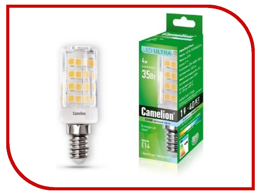 

Лампочка Camelion LED4-S105/845/E14, LED4-S105/845/E14