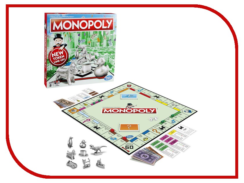 

Игрушка Hasbro Games Монополия Классическая Обновленная C1009