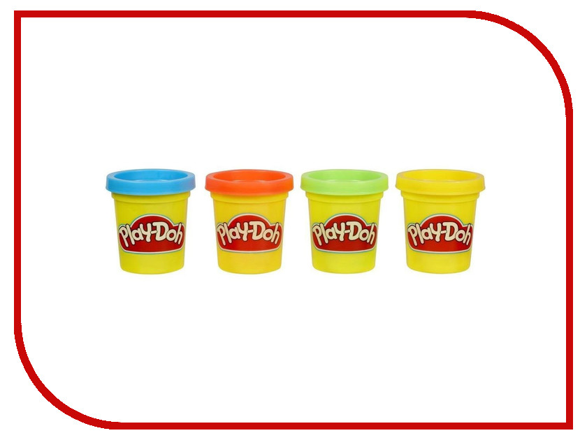 

Игрушка Hasbro Play-Doh 4 мини-баночки 23241, 4 мини-баночки