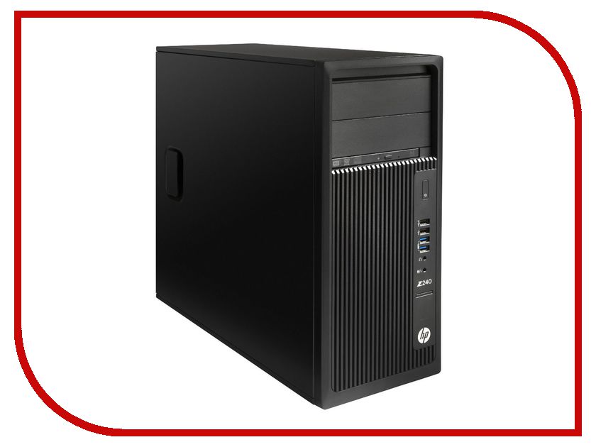 фото Настольный компьютер HP Z240 Black Y3Y76EA (Intel Core i5-7600 3.5 GHz/8192Mb/1000Gb/DVD-RW/Intel HD Graphics/Windows 10 Pro 64-bit)