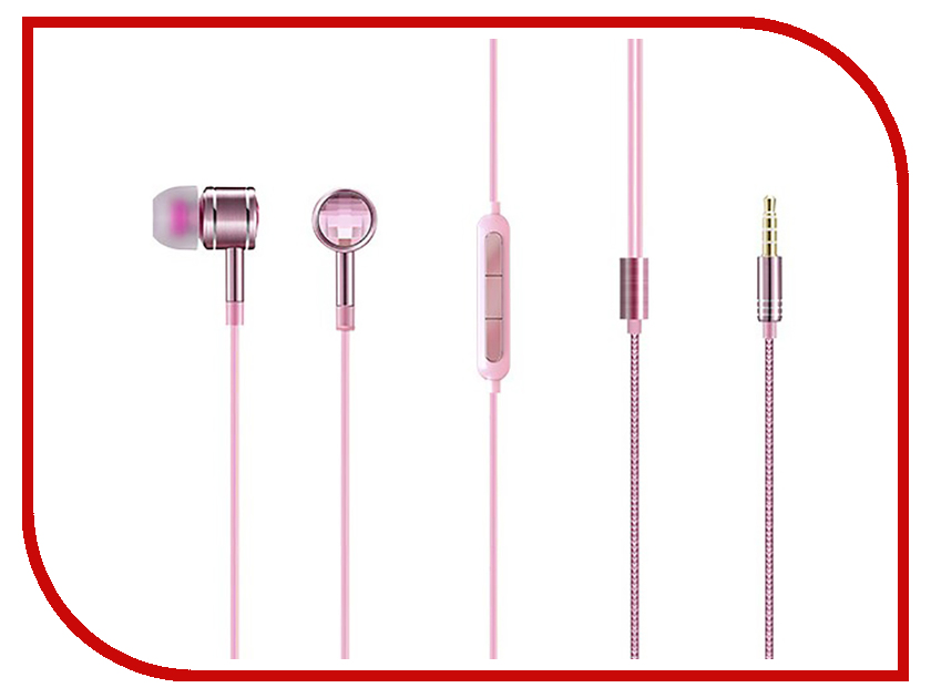 фото Гарнитура Xiaomi 1More EO301 Crystal Piston In-Ear Headphones Pink