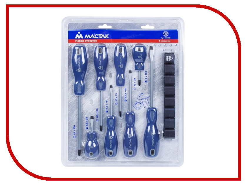

Отвертка Мастак 04-8RB, 04-8RB