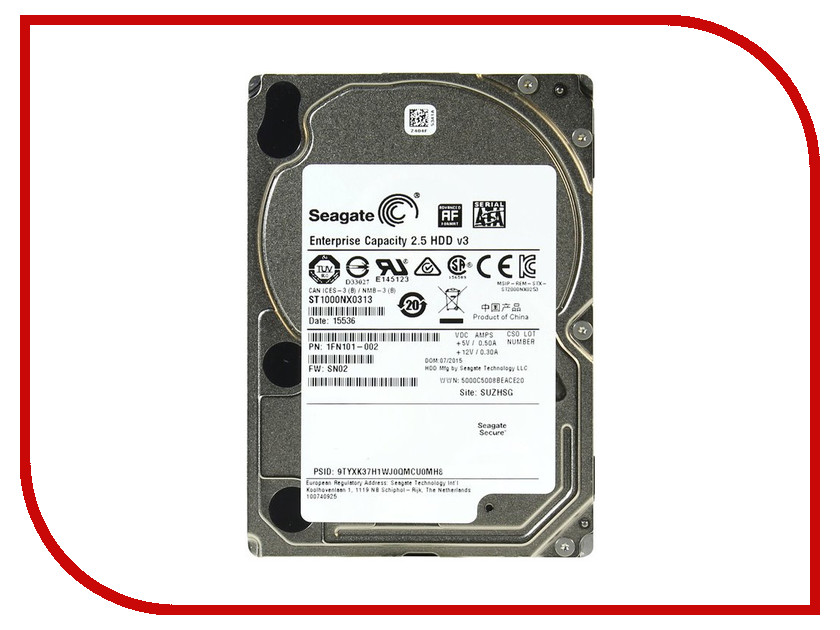 фото Жесткий диск 1Tb - Seagate Enterprise Capacity 2.5 ST1000NX0313