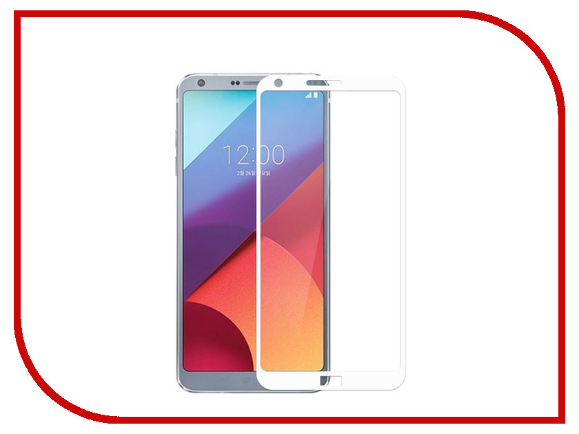 

Аксессуар Защитное стекло LG G6 H870 Svekla Full Screen White ZS-SVLGH870-FSWH