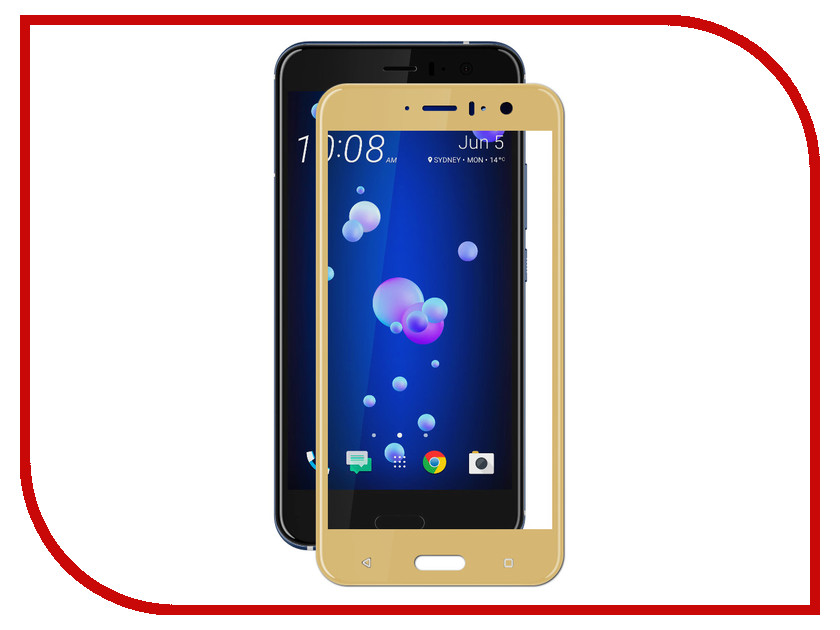 

Аксессуар Защитное стекло HTC U11 Svekla Full Screen Gold ZS-SVHTCU11-FSGOLD
