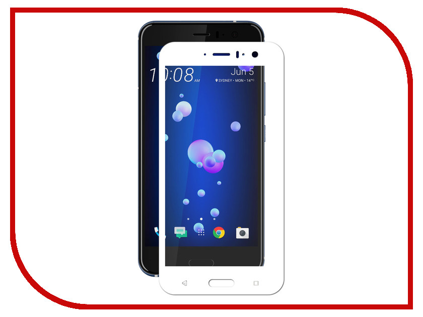 

Аксессуар Защитное стекло HTC U11 Svekla Full Screen White ZS-SVHTCU11-FSWH