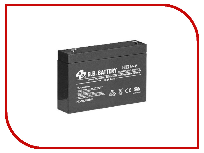 фото Аккумулятор для ИБП B.B.Battery HR 9-6