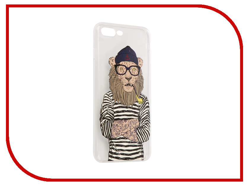 

Аксессуар Чехол iPapai Hipsta Animals Лев Silicone для APPLE iPhone 7 Plus 120008_7+SL