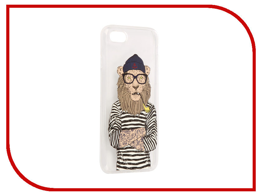 

Аксессуар Чехол iPapai Hipsta Animals Лев Silicone для APPLE iPhone 7 120008_7SL