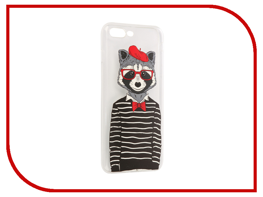 

Аксессуар Чехол iPapai Hipsta Animals Енот Silicone для APPLE iPhone 7 Plus 120005_7+SL