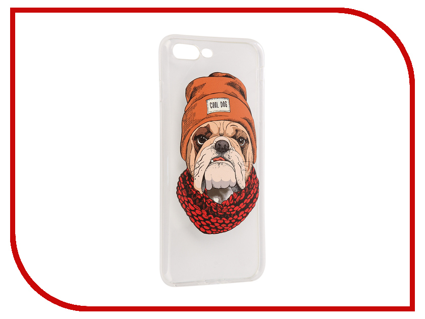 фото Аксессуар Чехол iPapai Питомцы Cool Dog Silicone для APPLE iPhone 7 Plus