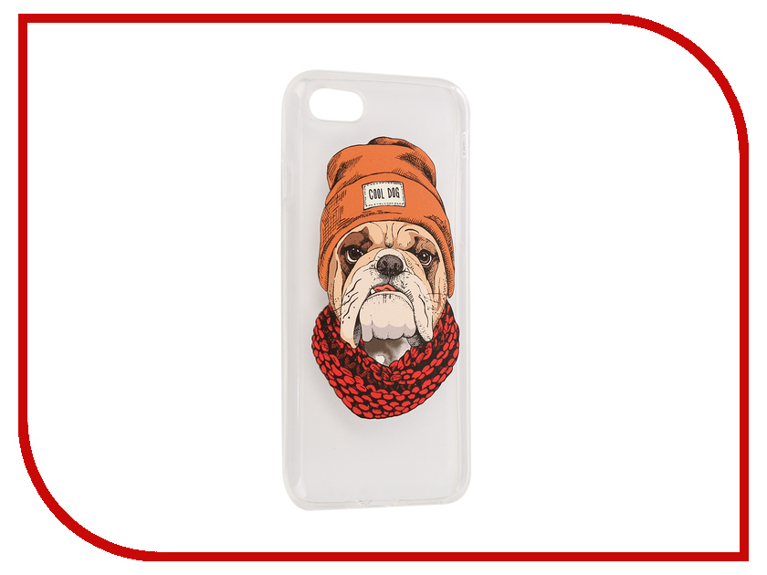 фото Аксессуар Чехол iPapai Питомцы Cool Dog Silicone для APPLE iPhone 7