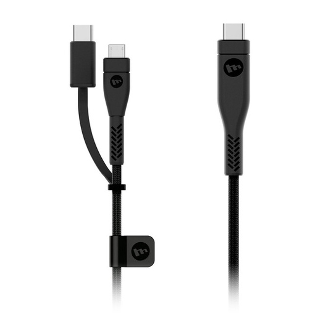 

Аксессуар Кабель Mophie Pro 2 in 1 Micro USB - Type-C Micro USB 2m Black 3639, 3639