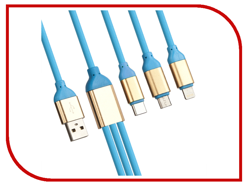 

Аксессуар Liberty Project USB-кабель 3в1 8-pin/MicroUSB/Type-C Light Blue 0L-00032783