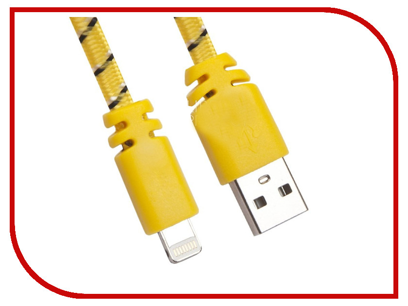 фото Аксессуар Liberty Project Кабель USB - Lightning Yellow 0L-00030339