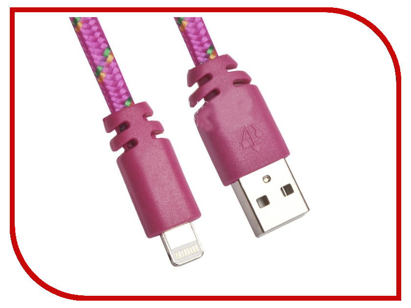 

Аксессуар Liberty Project Кабель USB - Lightning Dark Pink 0L-00030340, 0L-00030340