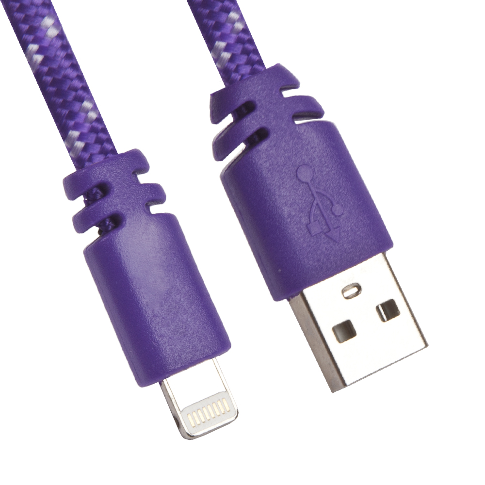 Аксессуар Liberty Project Кабель USB - Lightning Violet 0L-00030336