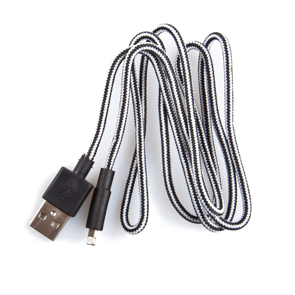 

Аксессуар Liberty Project Кабель USB - Lightning Grey/Black SM001590, SM001590