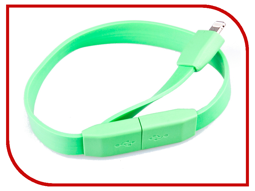 фото Аксессуар Liberty Project Кабель Браслет USB - Lightning Green SM001777