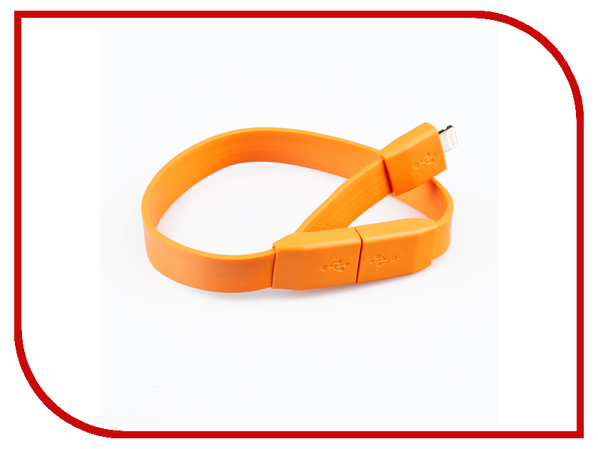 фото Аксессуар Liberty Project Кабель Браслет USB - Lightning Orange SM001783