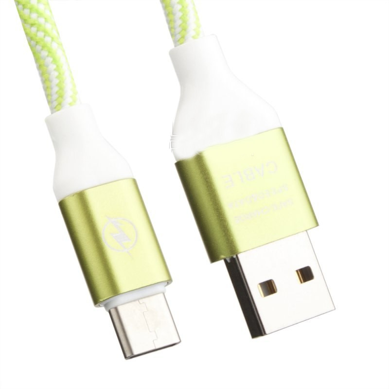 

Аксессуар Liberty Project USB - USB Type-C Волны 1m Green-White 0L-00033145, USB - USB Type-C Волны