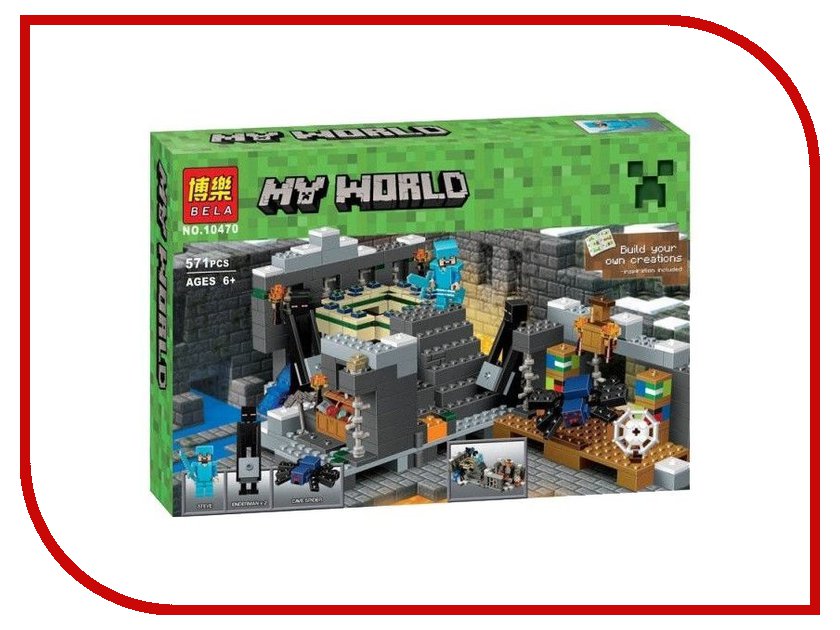 

Конструктор Bela My World Портал в Край 571 дет. 10470