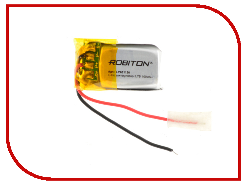 фото Аккумулятор LP601120 - Robiton 3.7V 100mAh 14901