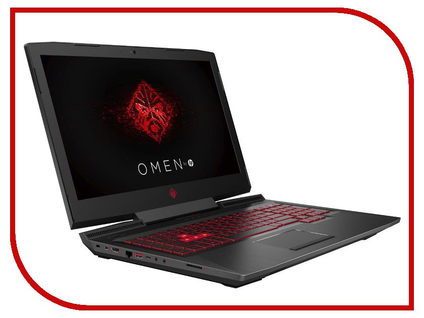 фото Ноутбук HP Omen 17-an039ur 2FP34EA Black (Intel Core i5-7300HQ 2.5 GHz/8192/1000Gb+128Gb SSD/DVD-RW/nVidia GeForce GTX 1060 6144Mb/Wi-Fi/Bluetooth/Cam/17.3/1920x1080/Windows 10 64-bit)
