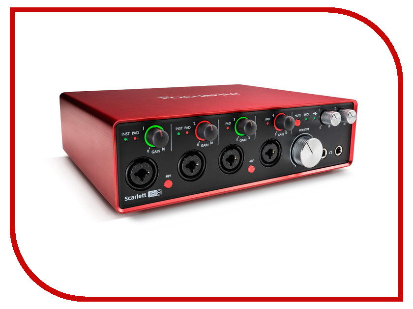 

Аудиоинтерфейс Focusrite Scarlett 18i8 2nd Gen