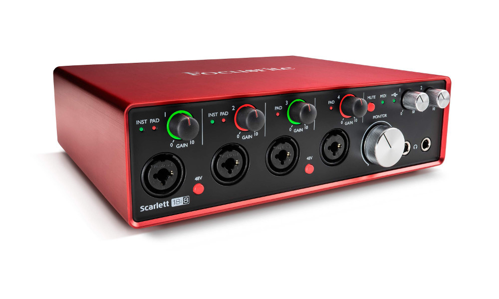 Внешняя звуковая карта focusrite scarlett 18i20 3rd gen