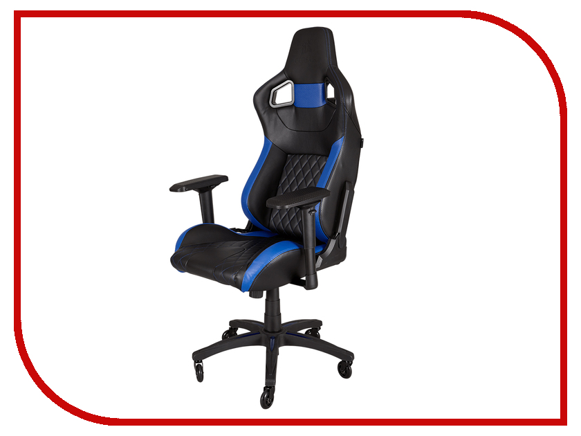 фото Компьютерное кресло Corsair Gaming T1 Race Black-Blue CF-9010004-WW
