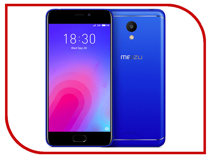фото Сотовый телефон Meizu M6 16Gb Blue