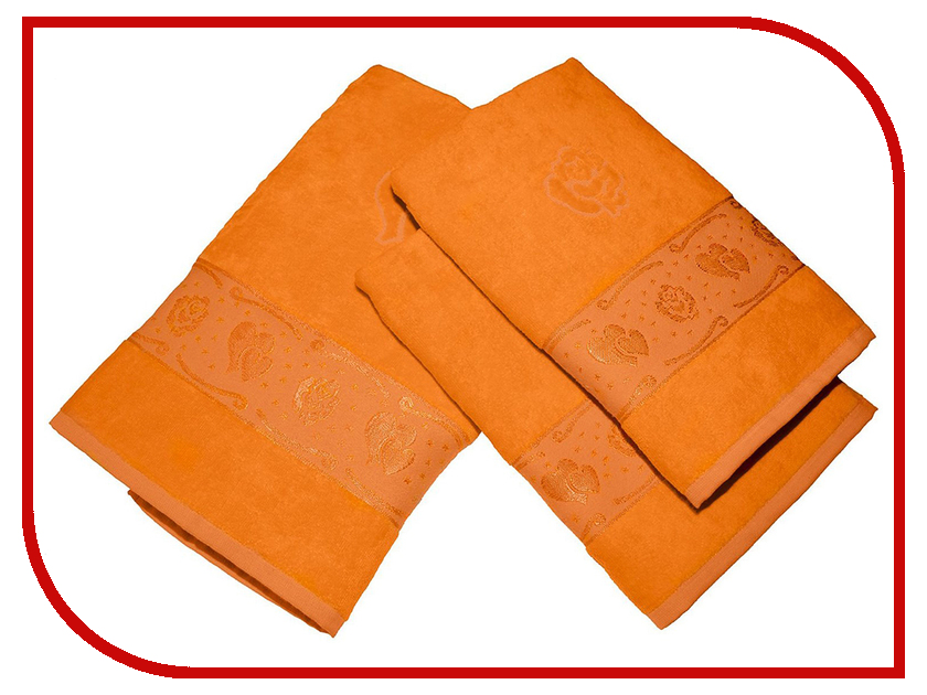 

Полотенце Aisha Home 50x90/70x140 3шт Orange УНП-018-04-3
