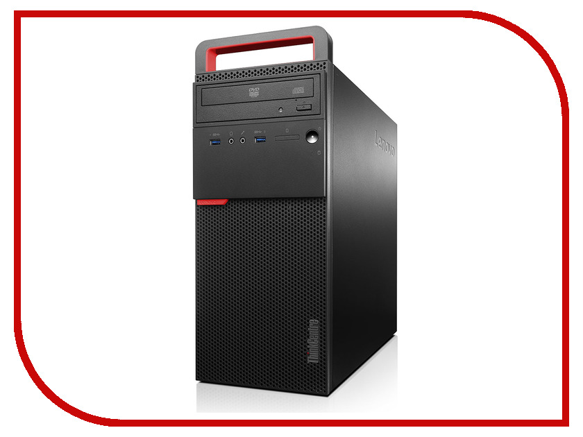 фото Настольный компьютер Lenovo ThinkCentre M700 MT Black 10GRS09700 (Intel Core i3-6100 3.7 GHz/4096Mb/1000Gb/DVD-RW/Intel HD Graphics/DOS)