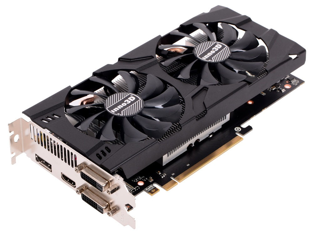 фото Видеокарта Inno3D GeForce GTX 1060 X2 1506Mhz PCI-E 3.0 6144Mb 8000Mhz 192 bit DVI HDMI HDCP N106F-5SDN-N5GS