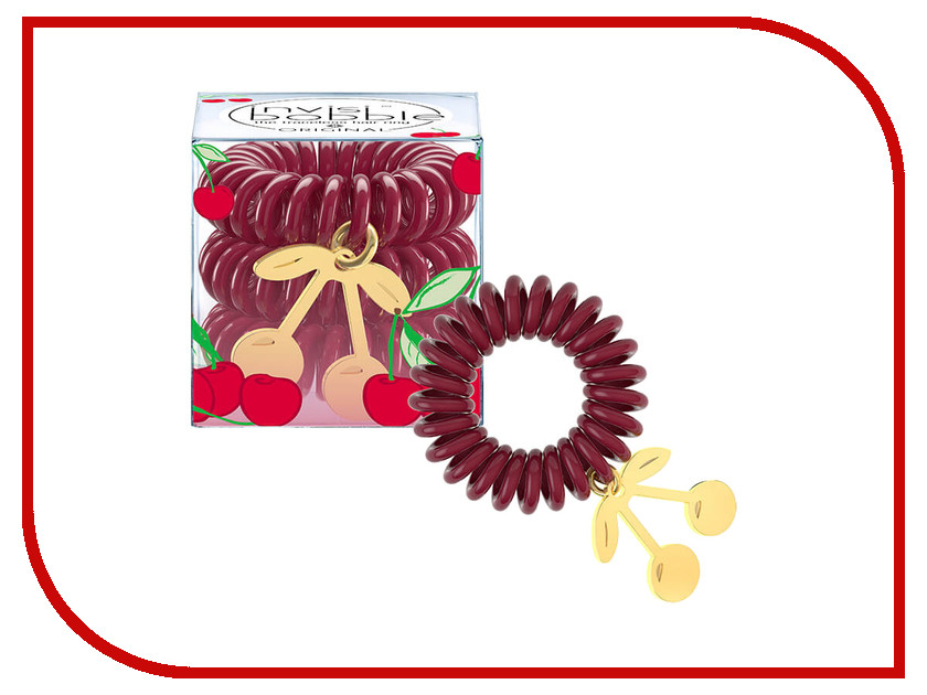 фото Резинка для волос Invisibobble Tutti Frutti Cherry Cherie 3 штуки