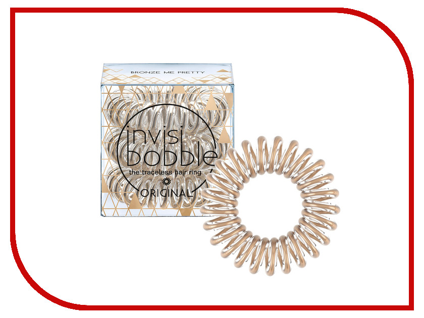 фото Резинка для волос Invisibobble Time To Shine Bronze Me Pretty 3 штуки