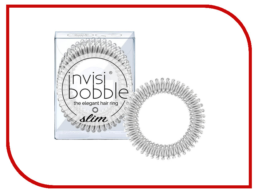 фото Резинка для волос Invisibobble Slim Chrome Sweet Chrome 3 штуки