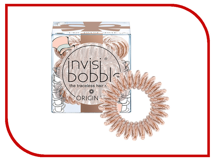 фото Резинка для волос Invisibobble Original Tea Party Spark 3 штуки