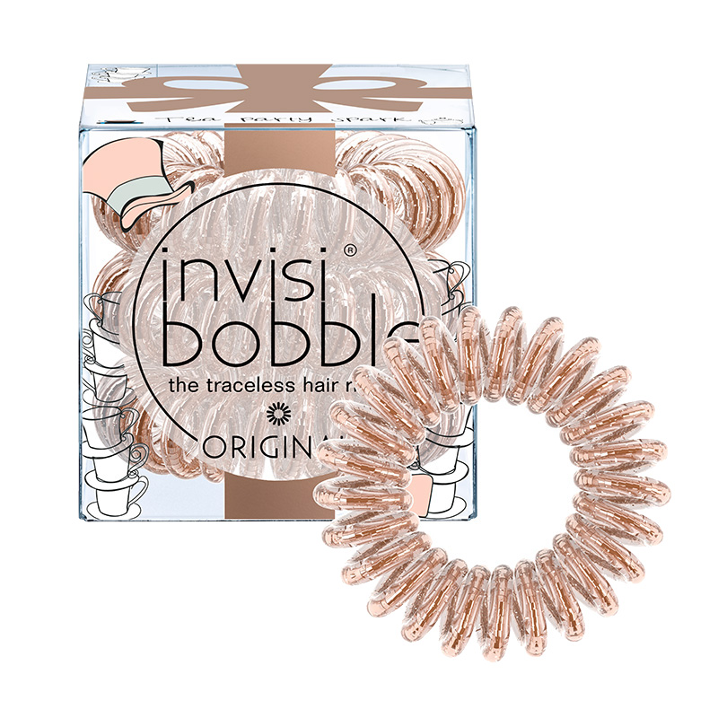 

Резинки для волос Invisibobble Original Tea Party Spark 3 штуки, Original Tea Party Spark