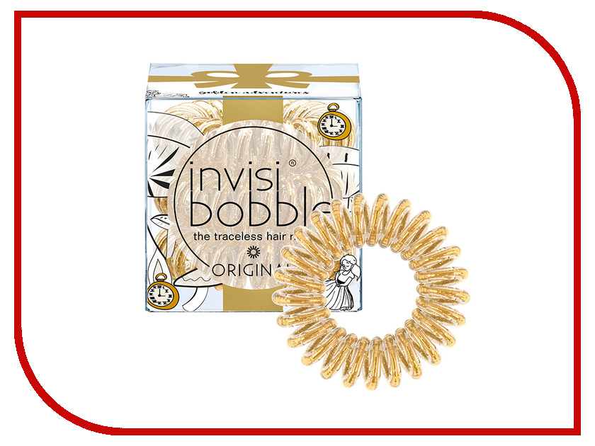 фото Резинка для волос Invisibobble Original Golden Adventure 3 штуки