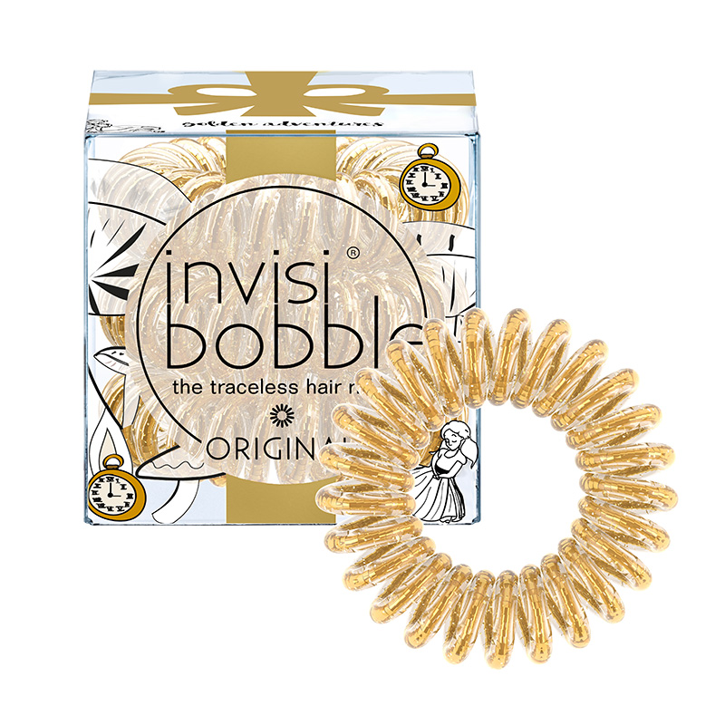 

Резинки для волос Invisibobble Original Golden Adventure 3 штуки, Original Golden Adventure